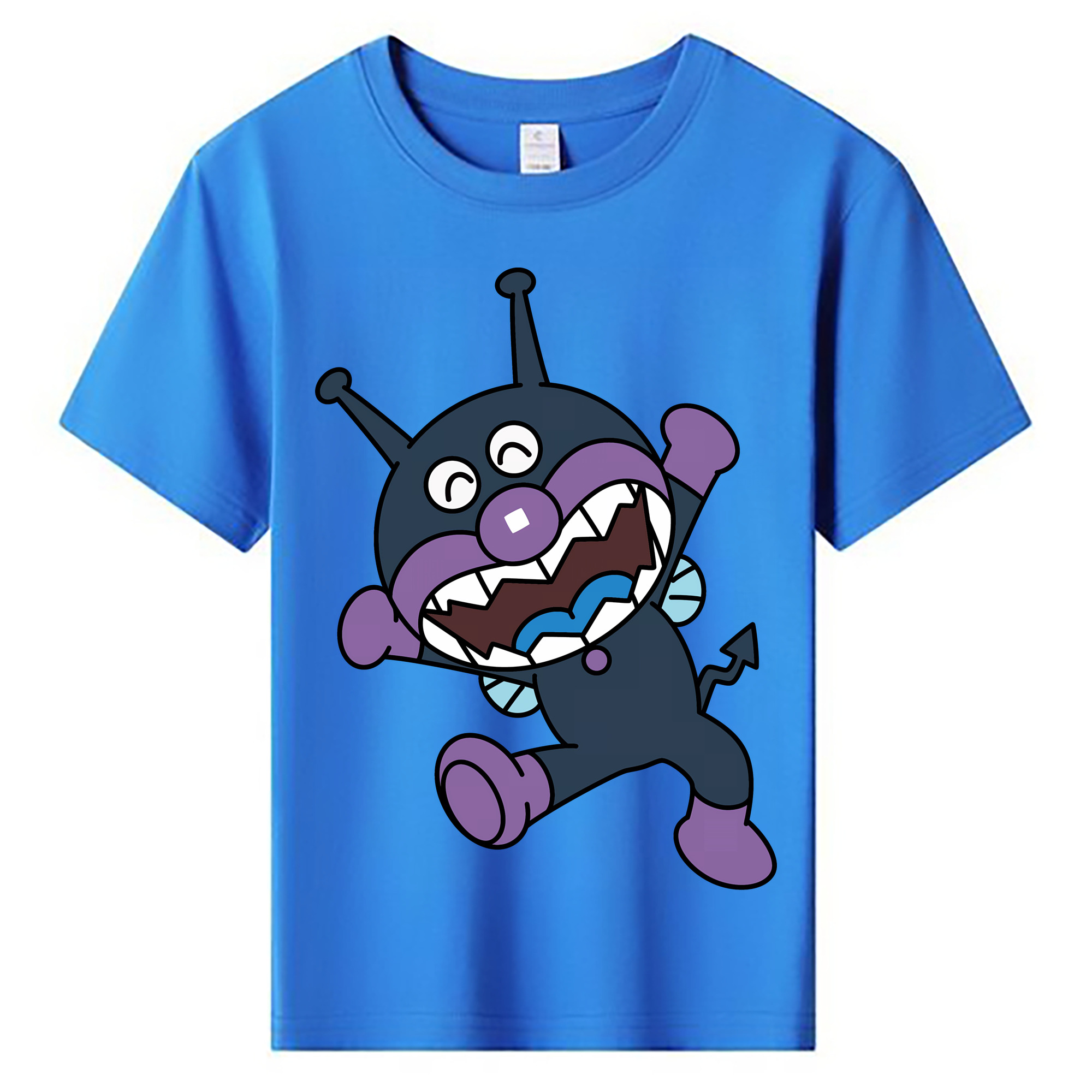 （画像用） アンパンマン Anpanman 綿100％キッズTシャツ（フロントプリント）